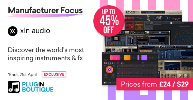 XLN Audio Sale, Save up to 45% at Plugin Boutique
